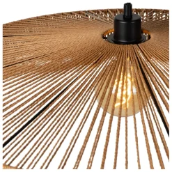 Lucide Hanglamp Yunkai Naturel - E27 - Ø 70 cm