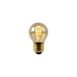 Lucide Lichtbron G45 Amber - E27 - Ø 4,5 cm