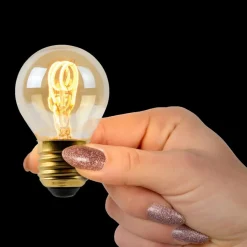 Lucide Lichtbron G45 Amber - E27 - Ø 4,5 cm