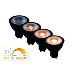 Lucide Lichtbron MR16 Zwart - GU10 - Ø 5 cm