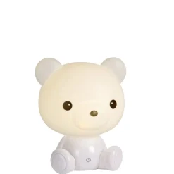 Lucide Oplaadbare Kinderlamp Dodo Bear Wit - LED - 25 cm hoog