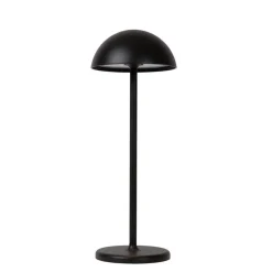 Lucide Oplaadbare Tafellamp Joy Zwart - LED - 32 cm hoog