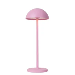 Lucide Oplaadbare Tafellamp Joy Roze - LED - 32 cm hoog