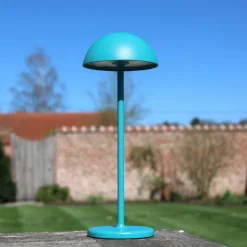 Lucide Oplaadbare Tafellamp Joy Turkoois - LED - 32 cm hoog