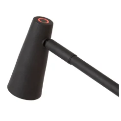 Lucide Oplaadbare Tafellamp Stirling Zwart - LED - 48 cm hoog