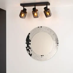 Lucide Plafondspot Alion Zwart - 3 x E14 - 38x10 cm