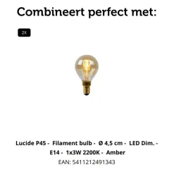 Lucide Plafondspot Alion Zwart - 2 x E14 - 26x10 cm