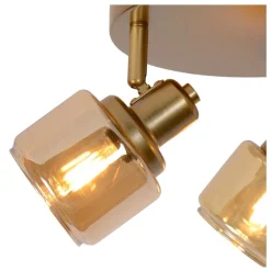 Lucide Plafondspot Bjorn Goud - 4 x E14 - Ø 38 cm