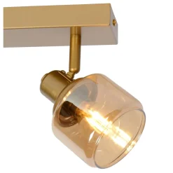 Lucide Plafondspot Bjorn Goud - 2 x E14 - 30 cm breed