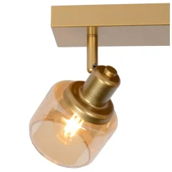 Lucide Plafondspot Bjorn Goud - 2 x E14 - 30 cm breed