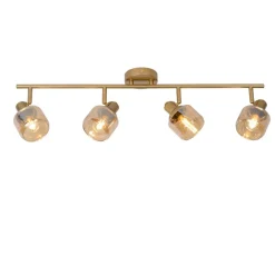 Lucide Plafondspot Bjorn Goud - 4 x E14 - 74 cm breed