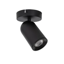 Lucide Plafondspot Punch Zwart - GU10 - Ø 10 cm