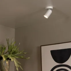 Lucide Plafondspot Punch Wit - GU10 - Ø 10 cm