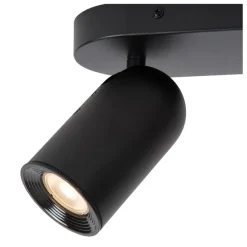 Lucide Plafondspot Punch Zwart - 2 x GU10 - 26 cm breed