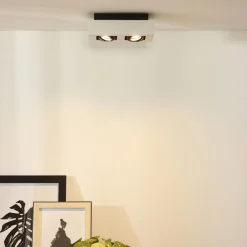 Lucide Plafondspot Xirax Wit - 2 x GU10 - 14x25 cm