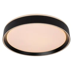Lucide Plafonniere Nuria Zwart - LED - Ø 40 cm