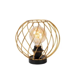 Lucide Tafellamp Danza Goud - E27 - 23 cm hoog