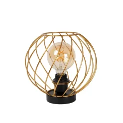 Lucide Tafellamp Danza Goud - E27 - 23 cm hoog