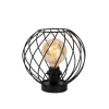 Lucide Tafellamp Danza Zwart - E27 - 23 cm hoog