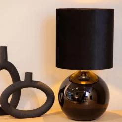 Lucide Tafellamp Esterad Zwart - E14 - 47 cm hoog