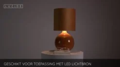 Lucide Tafellamp Esterad Okergeel - E14 - 47 cm hoog