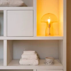 Lucide Tafellamp Fungo Oranje - E27 - 28 cm hoog