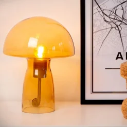 Lucide Tafellamp Fungo Oranje - E27 - 28 cm hoog