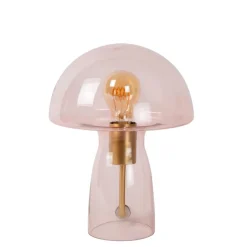 Lucide Tafellamp Fungo Roze - E27 - 28 cm hoog