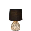 Lucide Tafellamp Marmo Zwart - E14 - 26 cm hoog