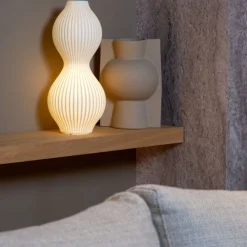 Lucide Tafellamp Momoro Wit - 40 cm hoog