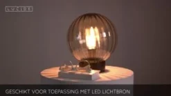 Lucide Tafellamp Monsaraz Roze - 25 cm hoog