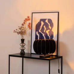 Lucide Tafellamp Spencer Zwart - E27 - Ø 30 cm