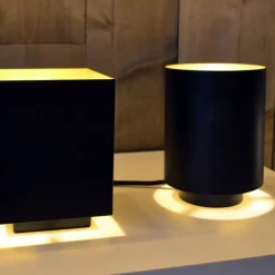 Lucide Tafellamp Suzy Zwart - E14 - 16 cm hoog