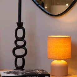 Lucide Tafellamp Woolly Geel - E14 - 28 cm hoog