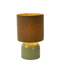 Lucide Tafellamp Woolly Groen - E14 - 28 cm hoog