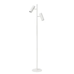 Lucide Vloerlamp Clubs Wit - 2 x GU10 - 140 cm hoog