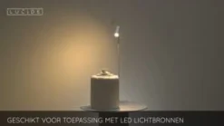 Lucide Vloerlamp Clubs Wit - 2 x GU10 - 140 cm hoog