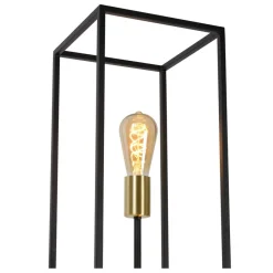 Lucide Vloerlamp Ruben Zwart - 3 x E27 - 120 cm hoog
