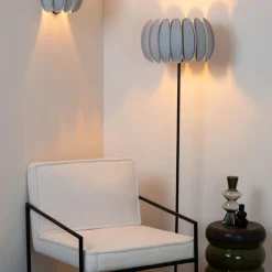 Lucide Vloerlamp Spencer Grijs - E27 - Ø 40 cm