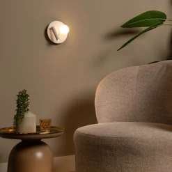 Lucide Wandlamp Matiz Wit - LED - Ø 17 cm