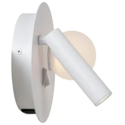 Lucide Wandlamp Matiz Wit - LED - Ø 17 cm