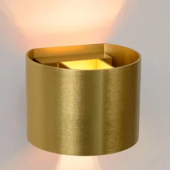 Lucide Wandlamp Xio Goud - G9 - 11x13 cm