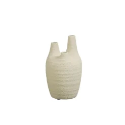 Mica Decorations Tulpenvaas Canti Crème - 23 cm hoog