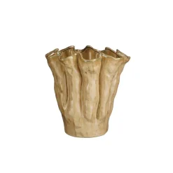 Mica Decorations Vaas Fenne Bruin - 28 cm hoog