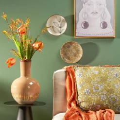 Mica Decorations Vaas Holm Crème - 52 cm hoog