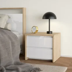 Nachtkastje Atlanta Eiken - 52x46x49 cm