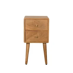 Nachtkastje Borba Lichtbruin - 30x57x30 cm