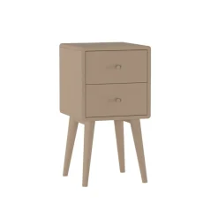 Nachtkastje Borba Taupe - 30x57x30 cm