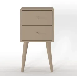 Nachtkastje Borba Taupe - 30x57x30 cm