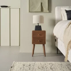 Nachtkastje Borba Walnoot - 30x57x30 cm